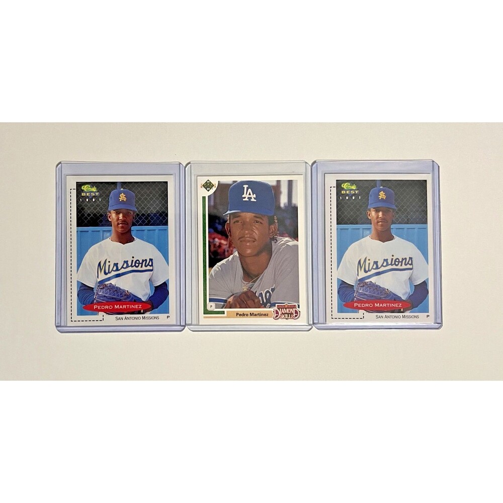 1991 Upper Deck PEDRO MARTINEZ rookie rc #2F expos and  1991 Classics #355